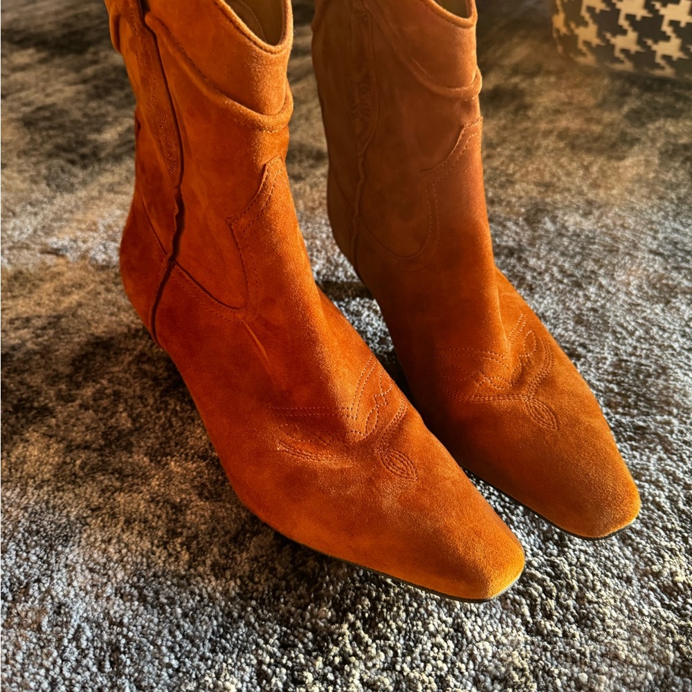 Sam Edelman NWOT Women's Tartyn Suede Tan Ankle Boots